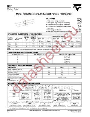 CPF24R7000FKE14 datasheet  